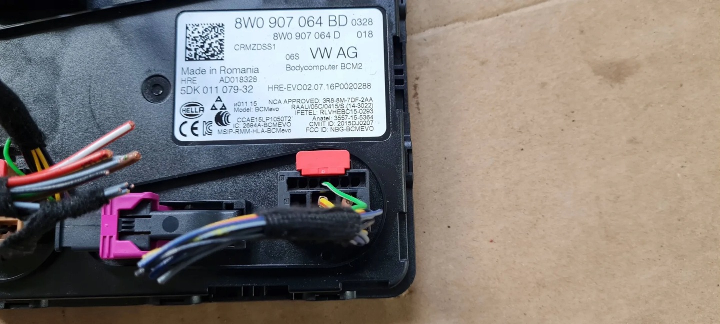 Q7 4M II module control unit KOMFORTU BCM 8W0907064BD Q5 80A