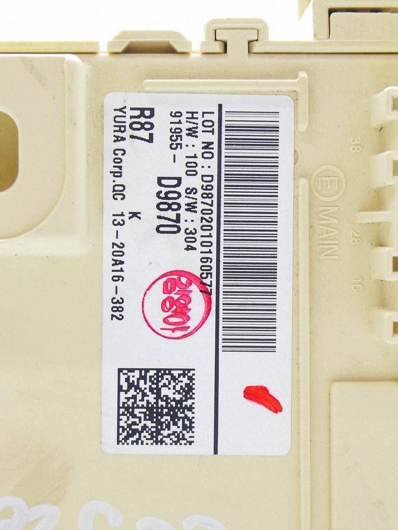 fuse box module control unit KIA SPORTAGE IV 4 91955-D9870