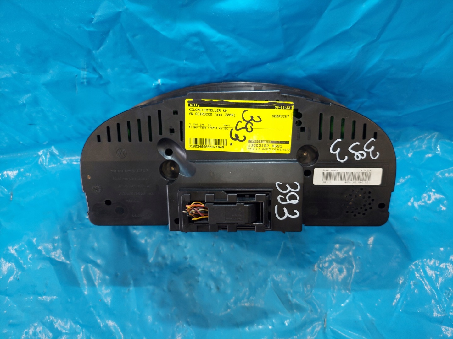 dials clock VW SCIROCCO 1.4 TFSI 1K0035186AA