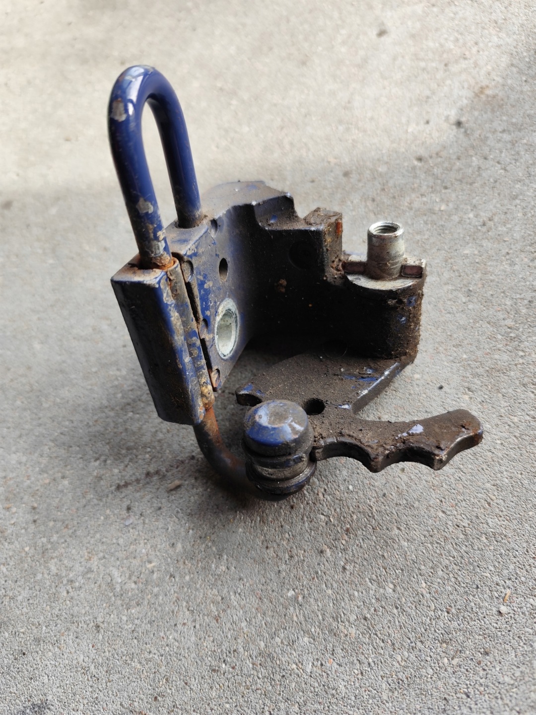 VW T5 pant dveře pravý dolní předek spolujezdce modrý 7H0831412
