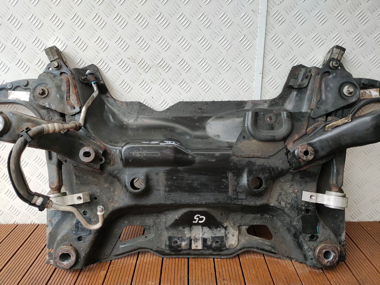 CITROEN C5 III 08-16 2.0 HDI subframe below engine axle beam front WERSJA below HYDRO