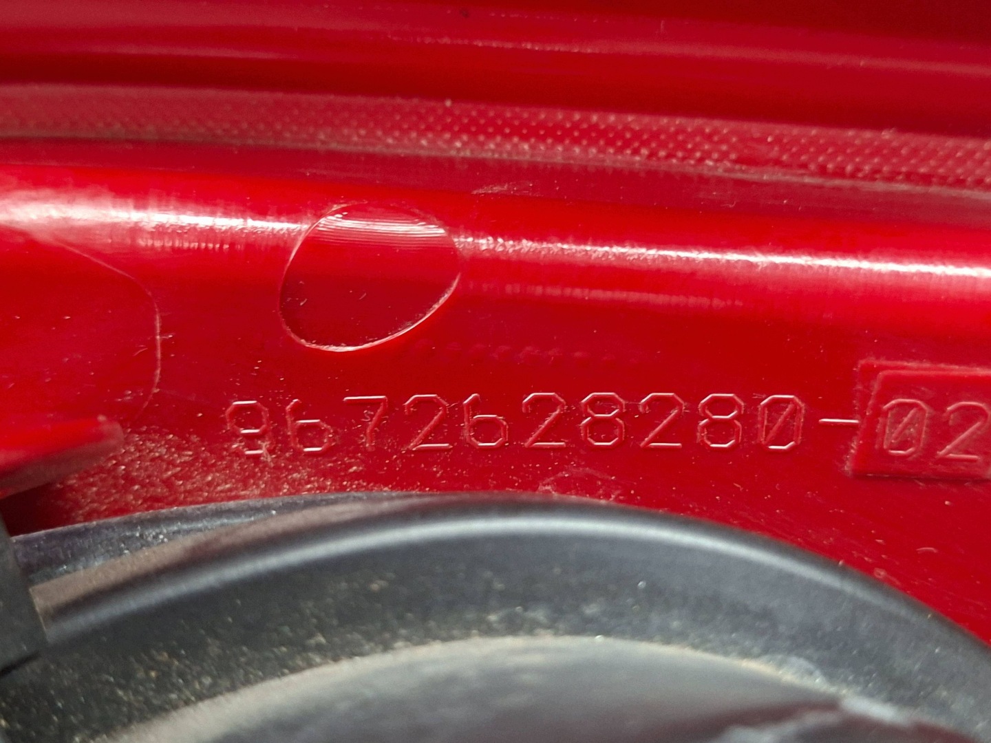 light rear left 9672628280 PEUGEOT 208 and 2012