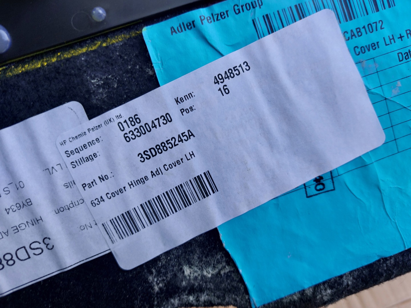 Blende Abdeckung Scharnier heckklappe heck links BENTLEY CONTINENTAL GT 21r