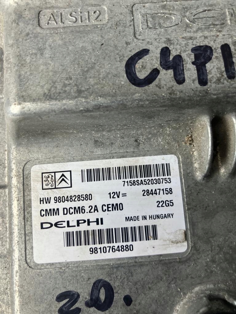 computer control unit of the engine WTYCZKI 2.0 BLUE HDI 9810764880 9804828580