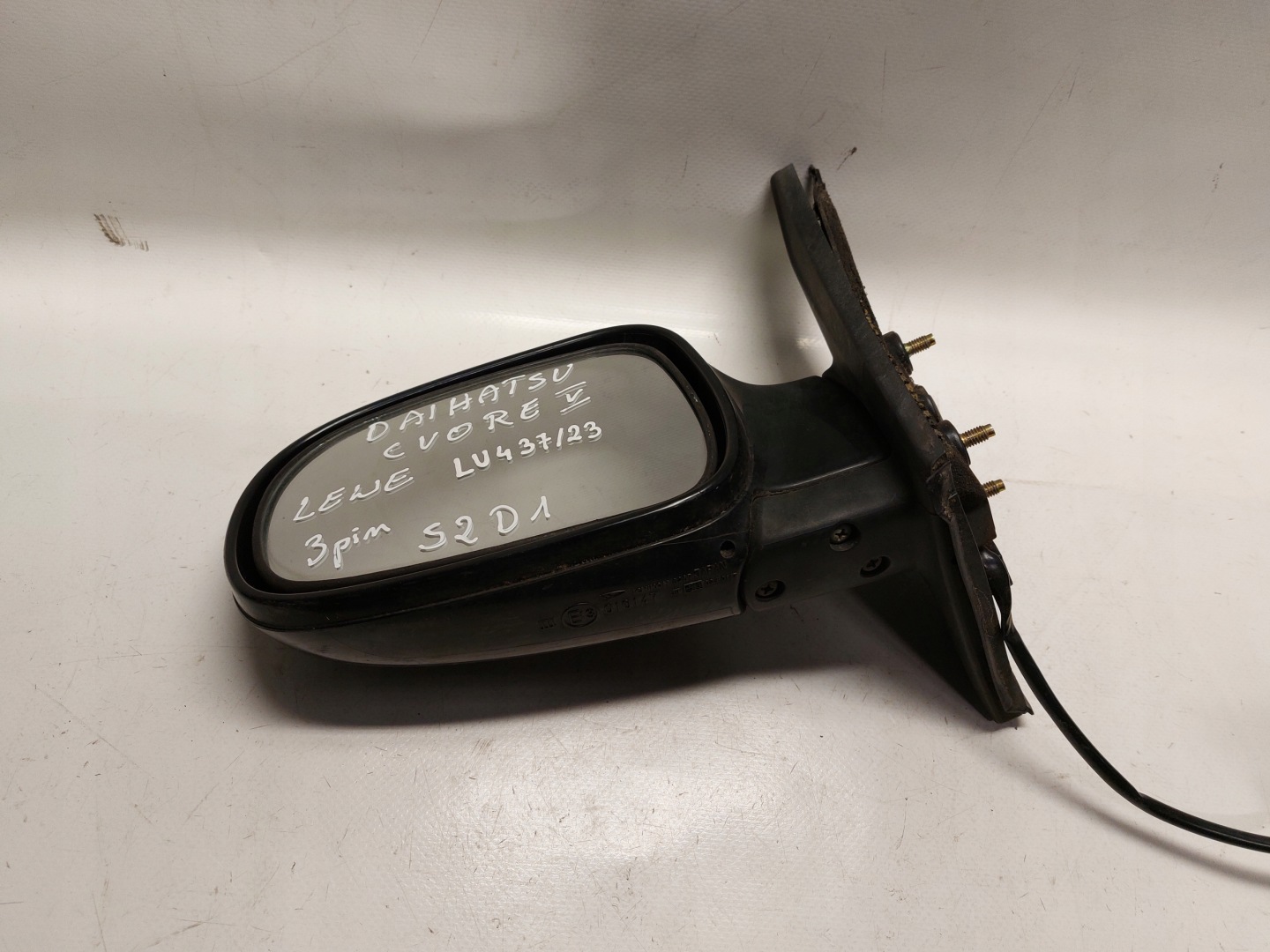 mirror left DAIHATSU CUORE V electrics 3 PIN