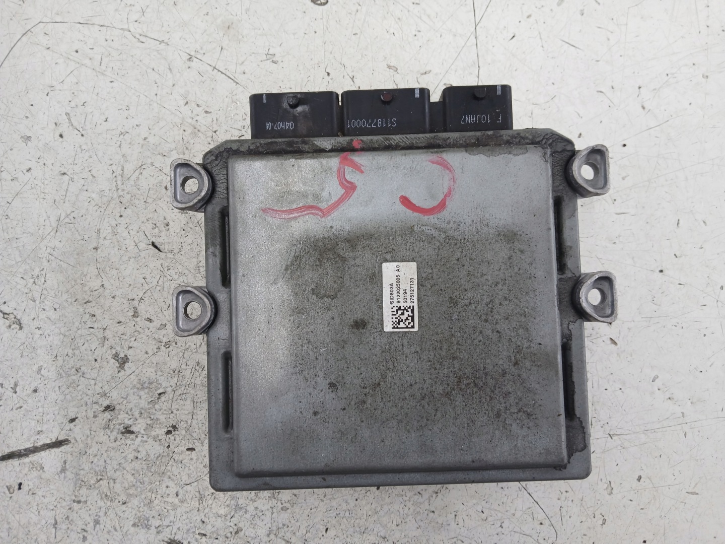 CITROEN C5 II 2.0 HDI control unit of the engine 9663885680