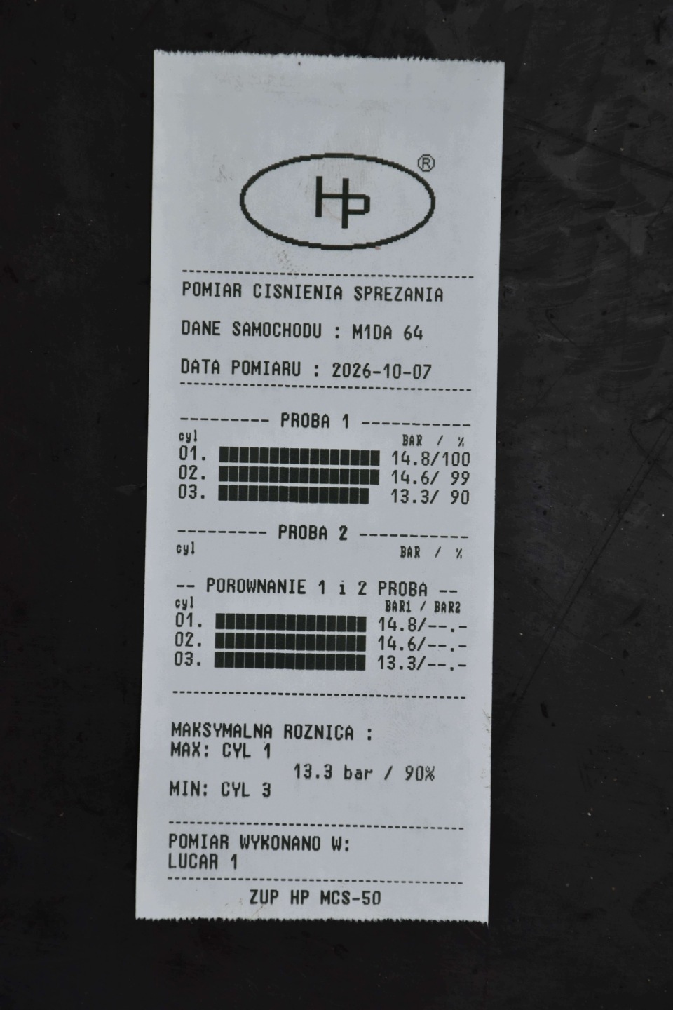 engine FOCUS MK3 III C-MAX II 1.0 EcoBoost 125KM M1DA @ POMIAR KOMPRESJI @