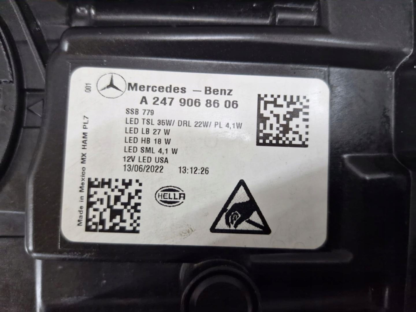 light left Mercedes GLB W247 Full Led High Performance USA