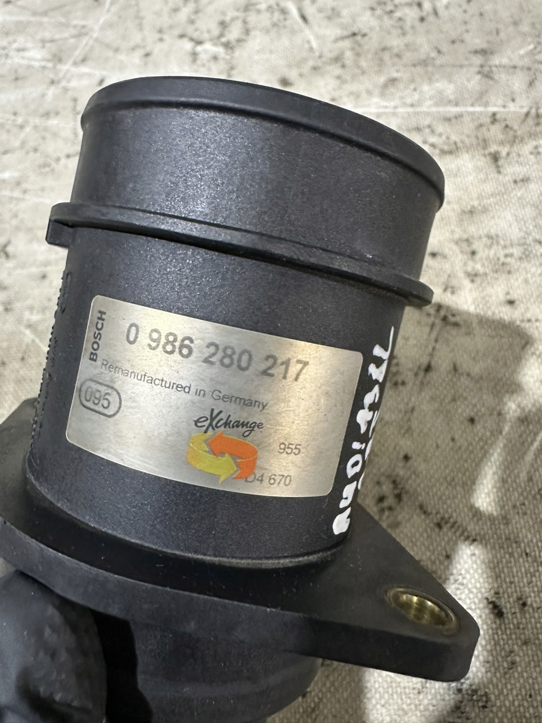 flow meter air AUDI A3 8L 1.8T 0986280217 06A906461L