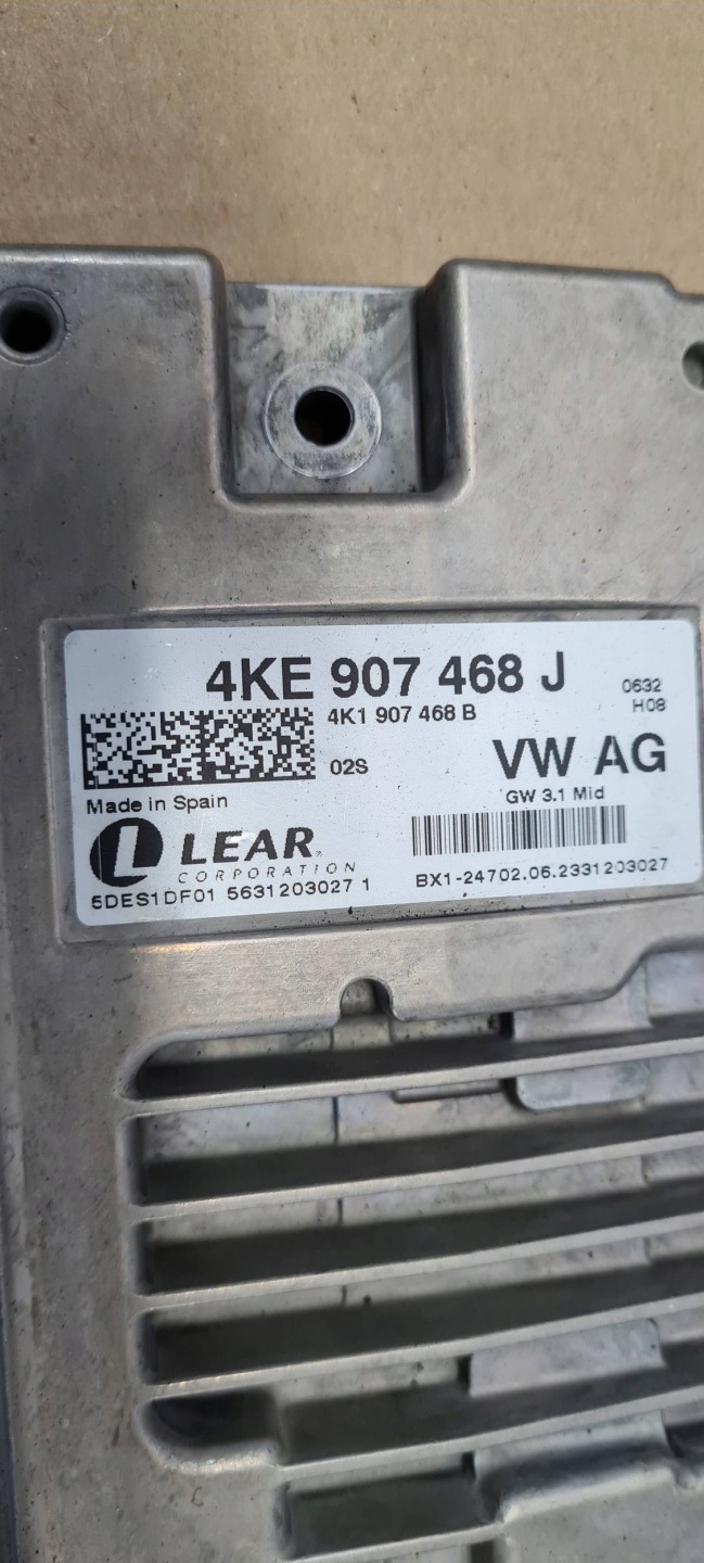 A6 C8 4K module control unit GATEWAY 2.0 TFSI HYBRYDA 4KE907468J A7 4K