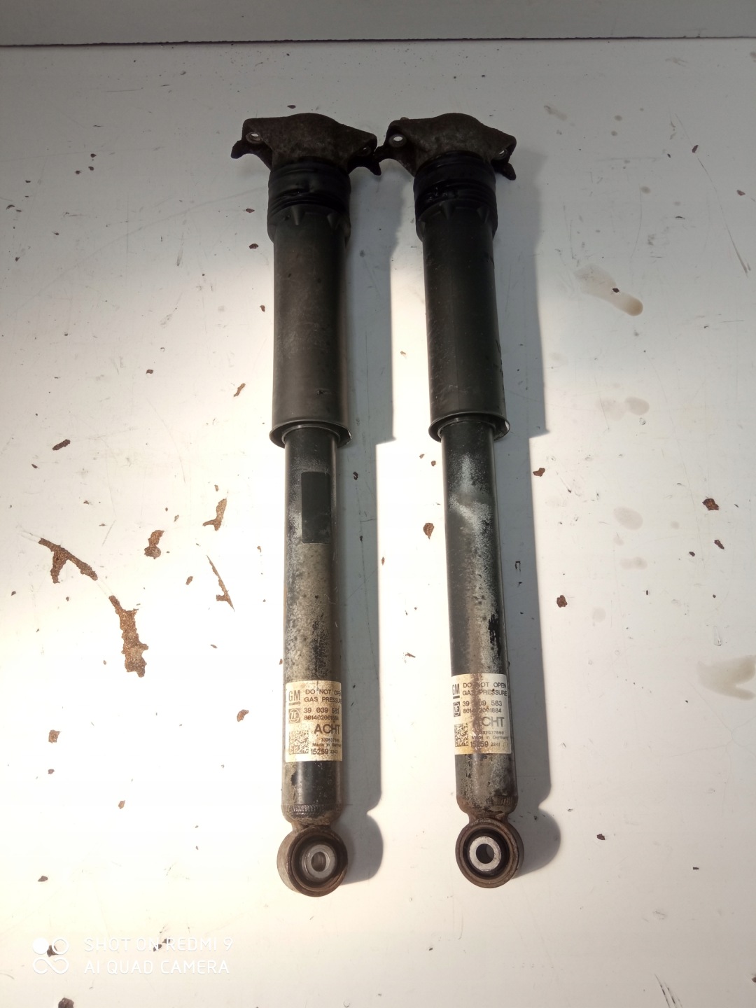 ASTRA K HB shock absorbers rear part KOMPLET right left