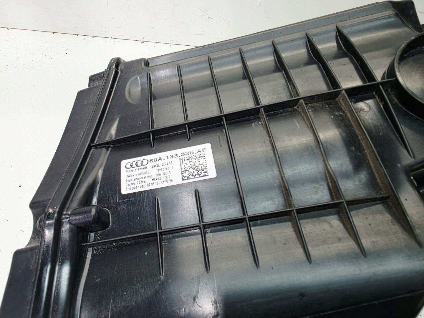 Gehäuse filter luft AUDI Q5 FY 3.0 TFI 80A133835AF