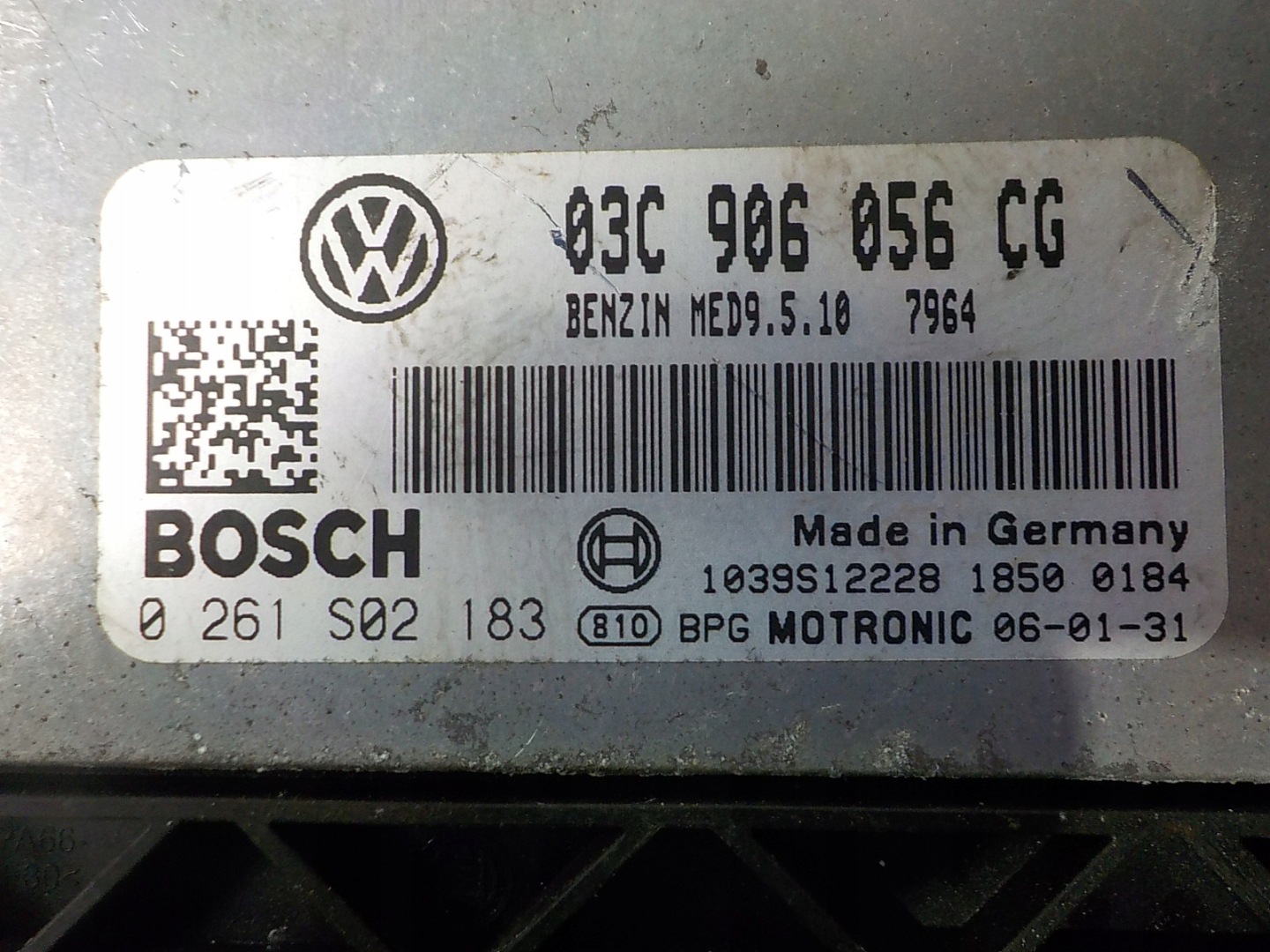 VW Computer Bedienteil 03C906056CG 0261S02183