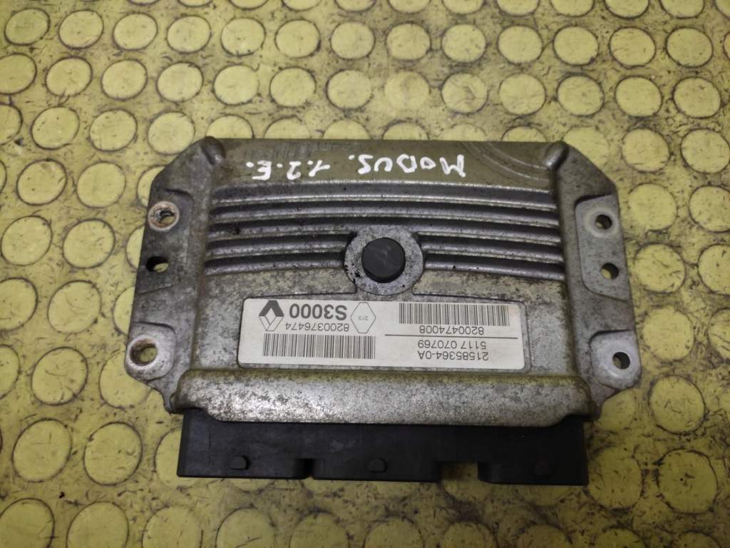 RENAULT MODUS 1.2 Centralina Motore 8200376474