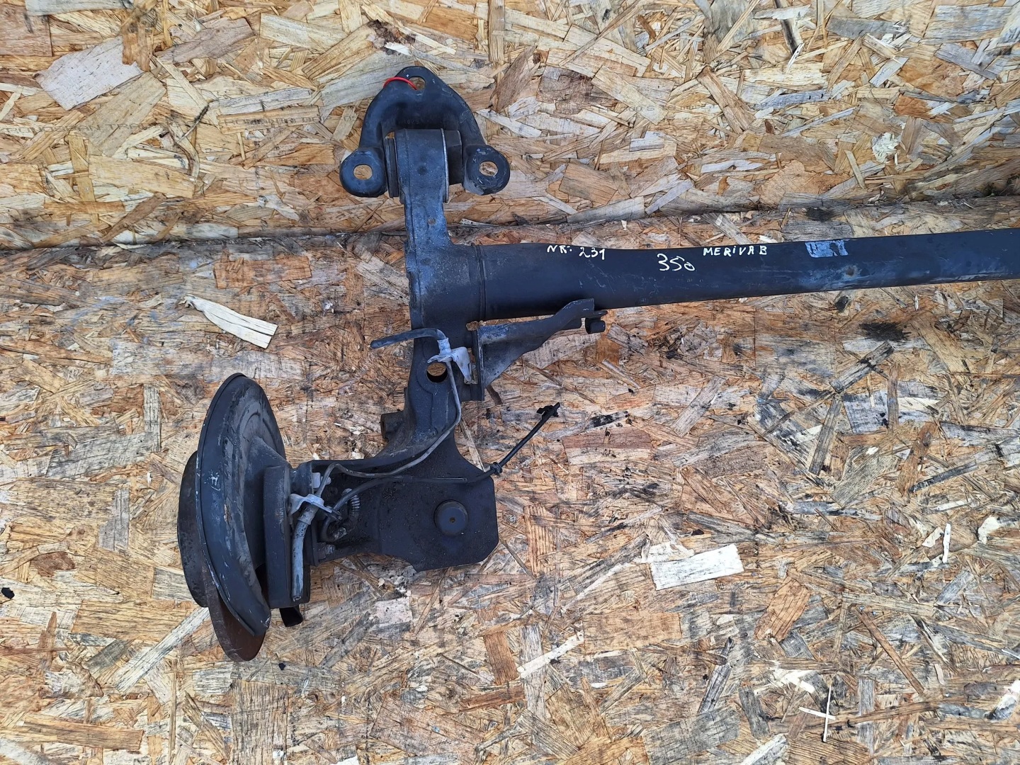 axis springing rear part Opel Meriva B 10-17