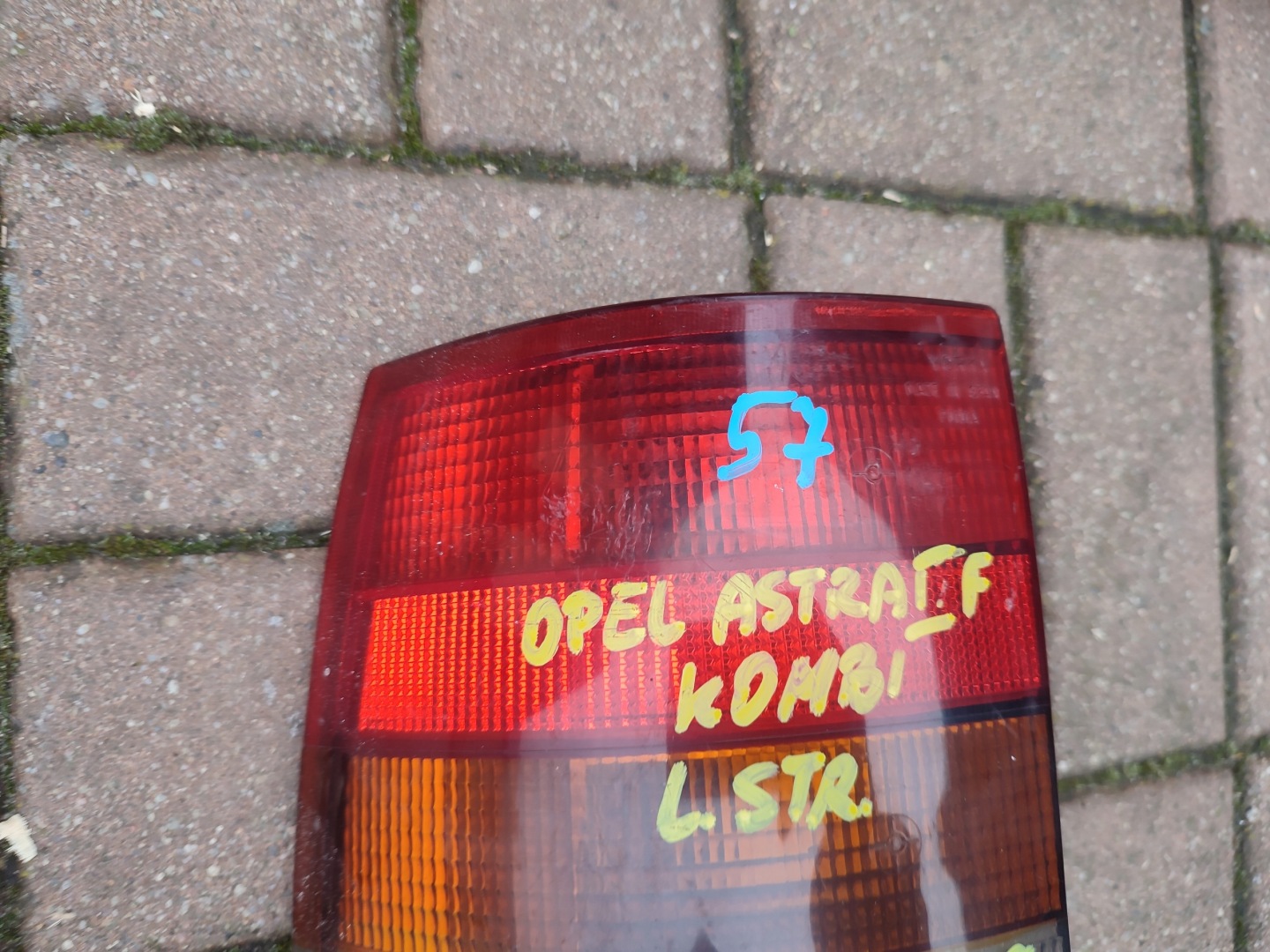 light left rear part left rear opel astra f kombi