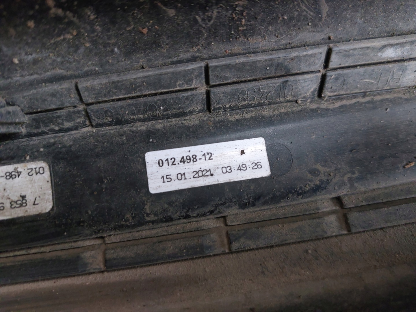 right moulding threshold BMW 7 G11 LIFT M-PALIET 21r 475