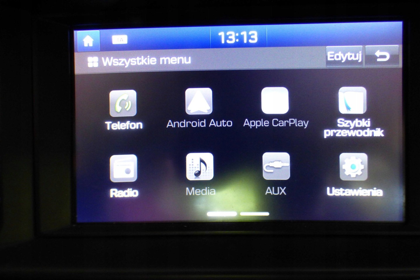 Hyundai Elantra VI radio 96160F2EC0 SSH ADB10F2ET Originale st.BDB