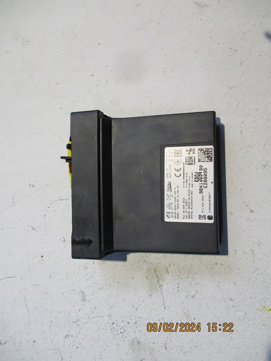 modulo Centralina luci PEUGEOT 408 9841589480