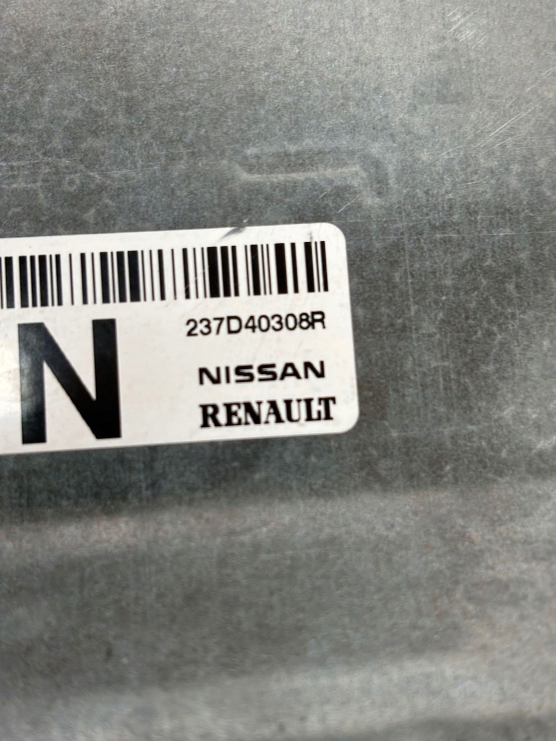 control unit of the engine RENAULT ZOE 237D40308R