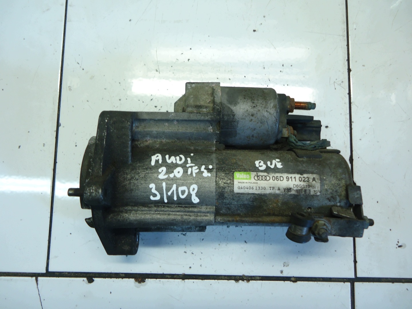 AUDI A4 B7 2.0TFSI BWE starter 06D911023A