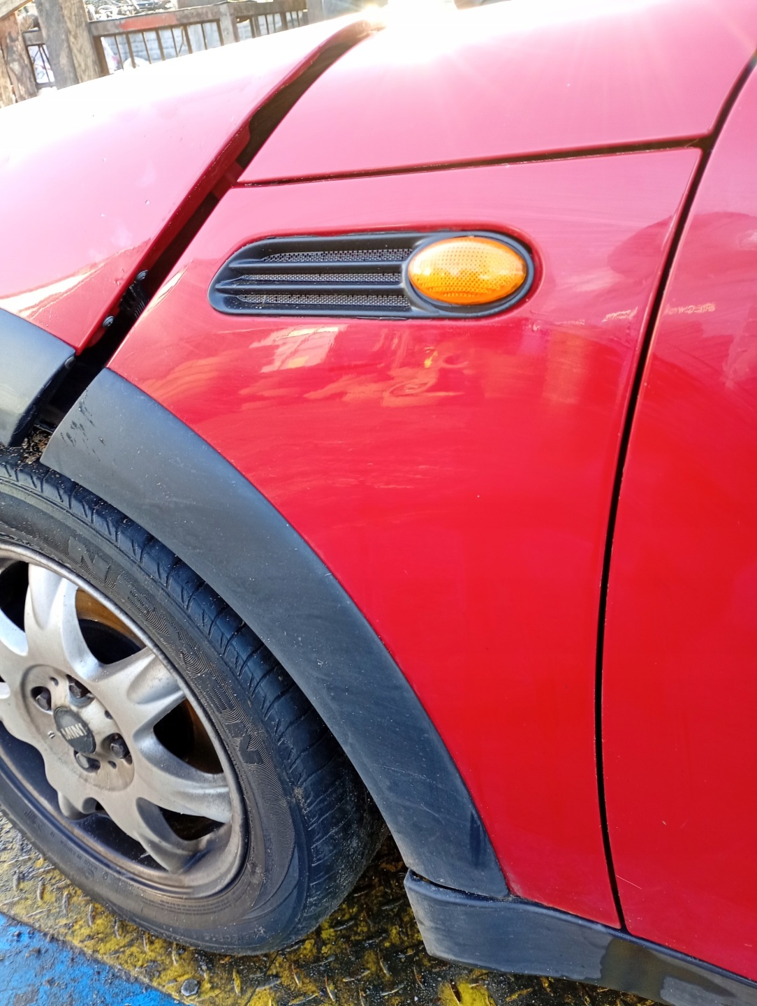 Mini Cooper R50 01-06 fender left front front lakieru 851 Chilli red