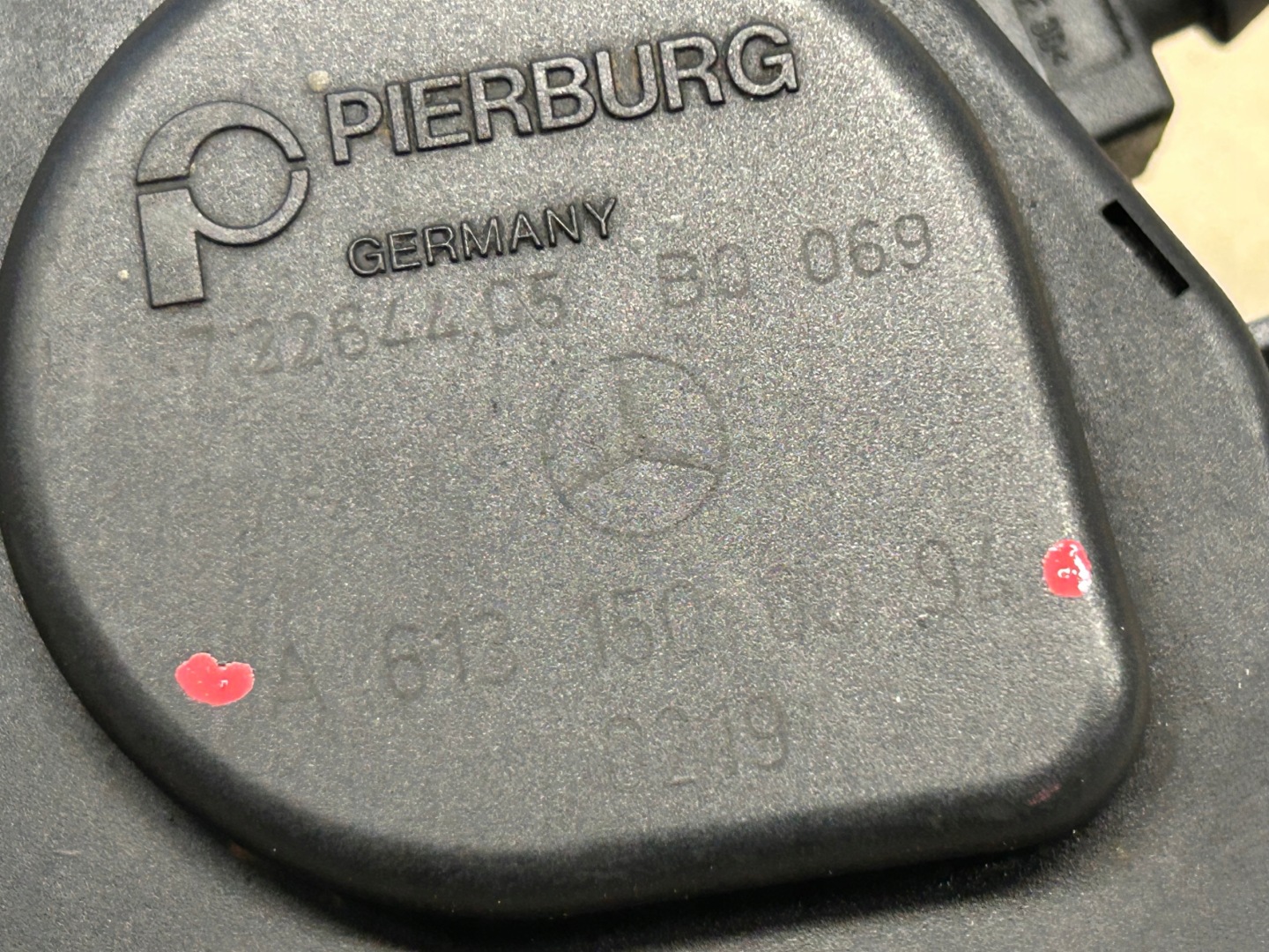 MERCEDES W210 W211 3,2 CDI regulator KLAP header pipe A6131500094