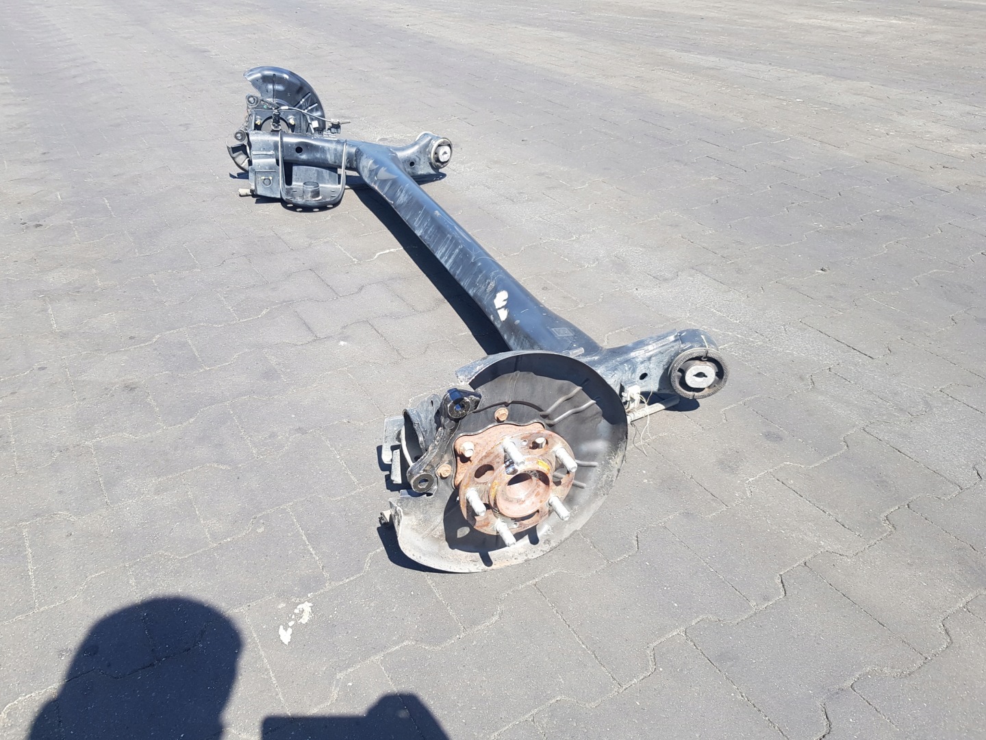 axle beam subframe springing sider axis rear part HYUNDAI I30 III 2019 55100F2500 1.4 B