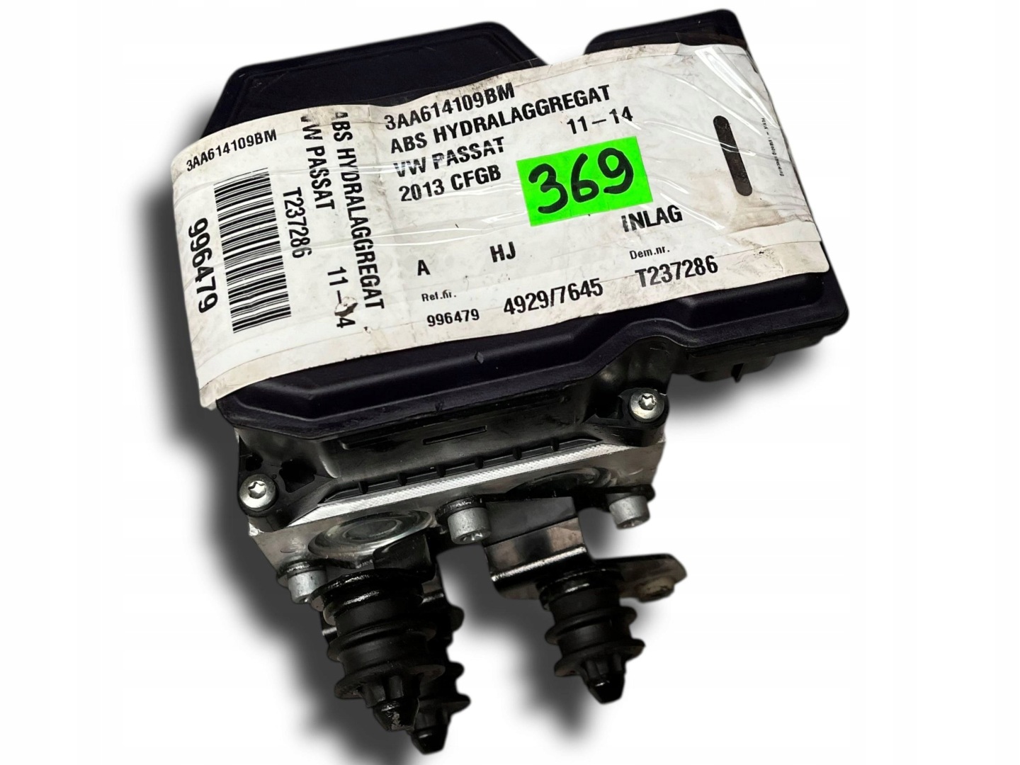 brake booster control unit ABS ESP VW PASSAT CC PASSAT B7 3AA614109AQ !J