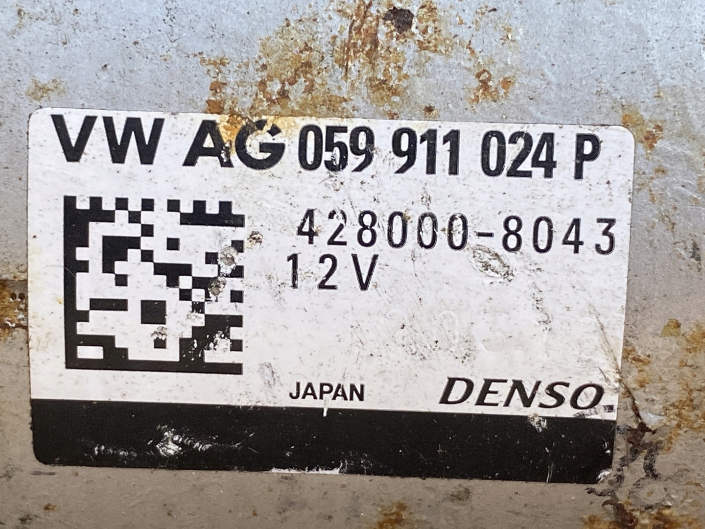 AUDI A4 A6 A7 A8 VW starter 059911024P
