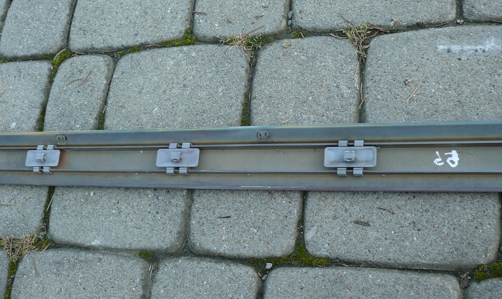 moulding central door right front AUDI A8 D2 94-01 LY7M 4D0853952