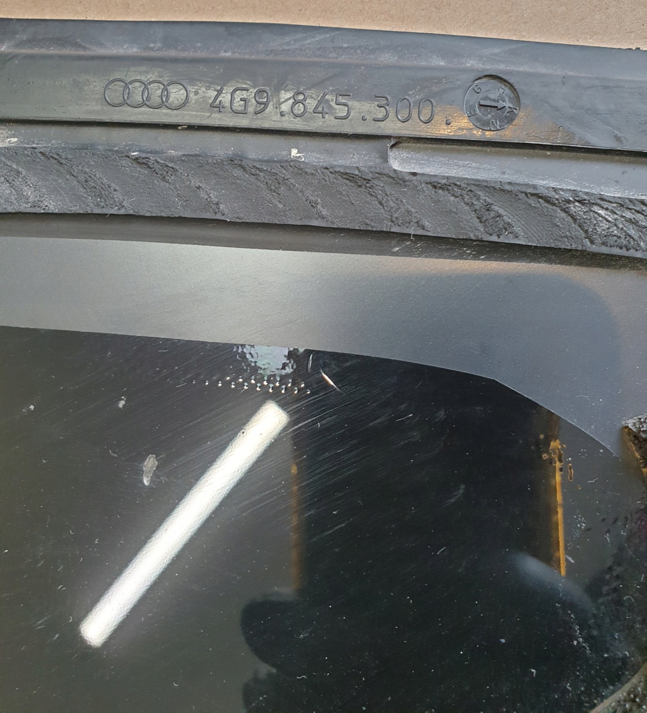 window bodywork side right rear AUDI A6 C7 4G ALLROAD AVANT KOMBI OE