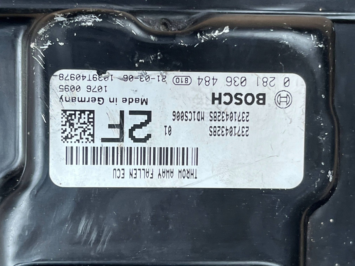 computer control unit RENAULT EXPRESS II 1.5 BLUE dCI 237104328S 0281036484 !J