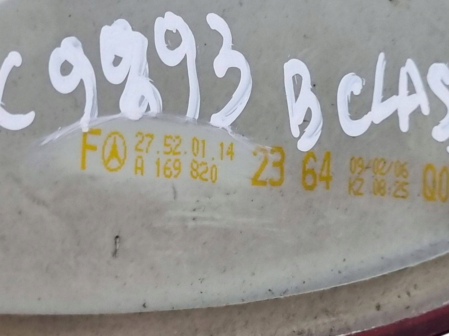 light rear left side Mercedes-Benz B W245 2006 A1698202364