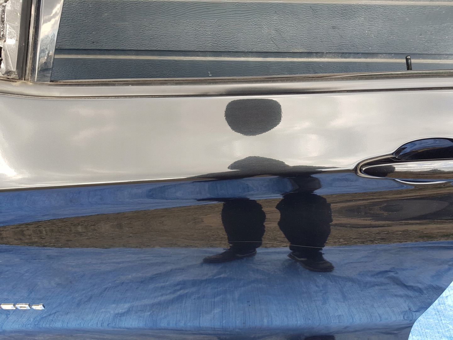 BMW X3 F25 door left front 475 BLACK SAPPHIRE