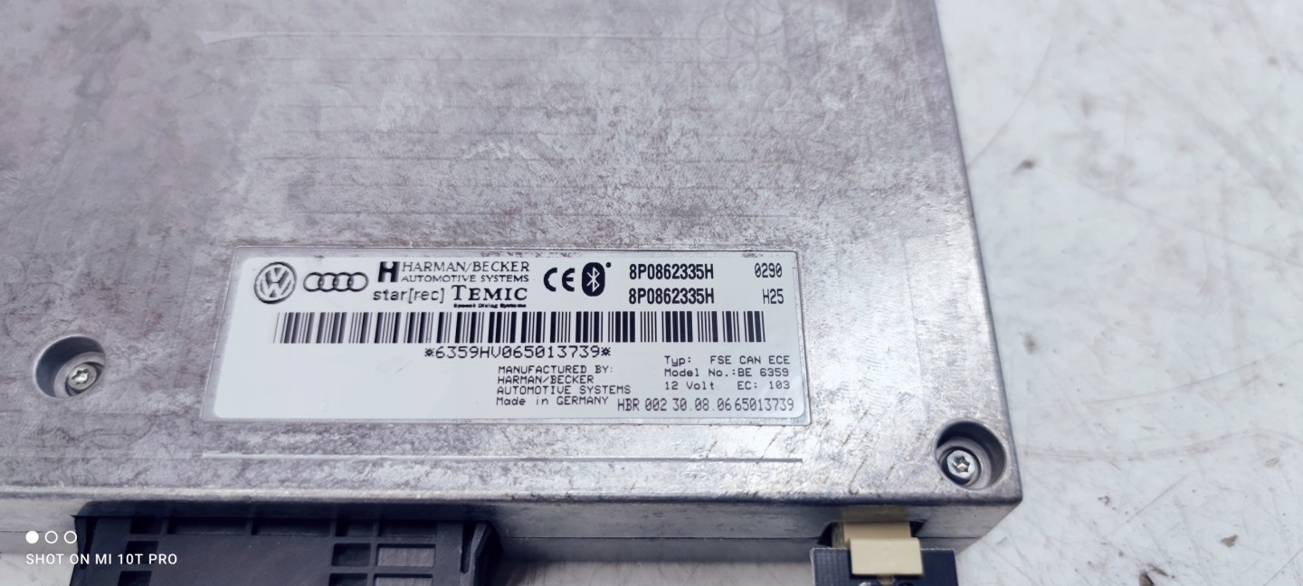 modulo BLUETOOTH TELEFONU AUDI A3 A4 A6 8P0862335H 8P0862335H