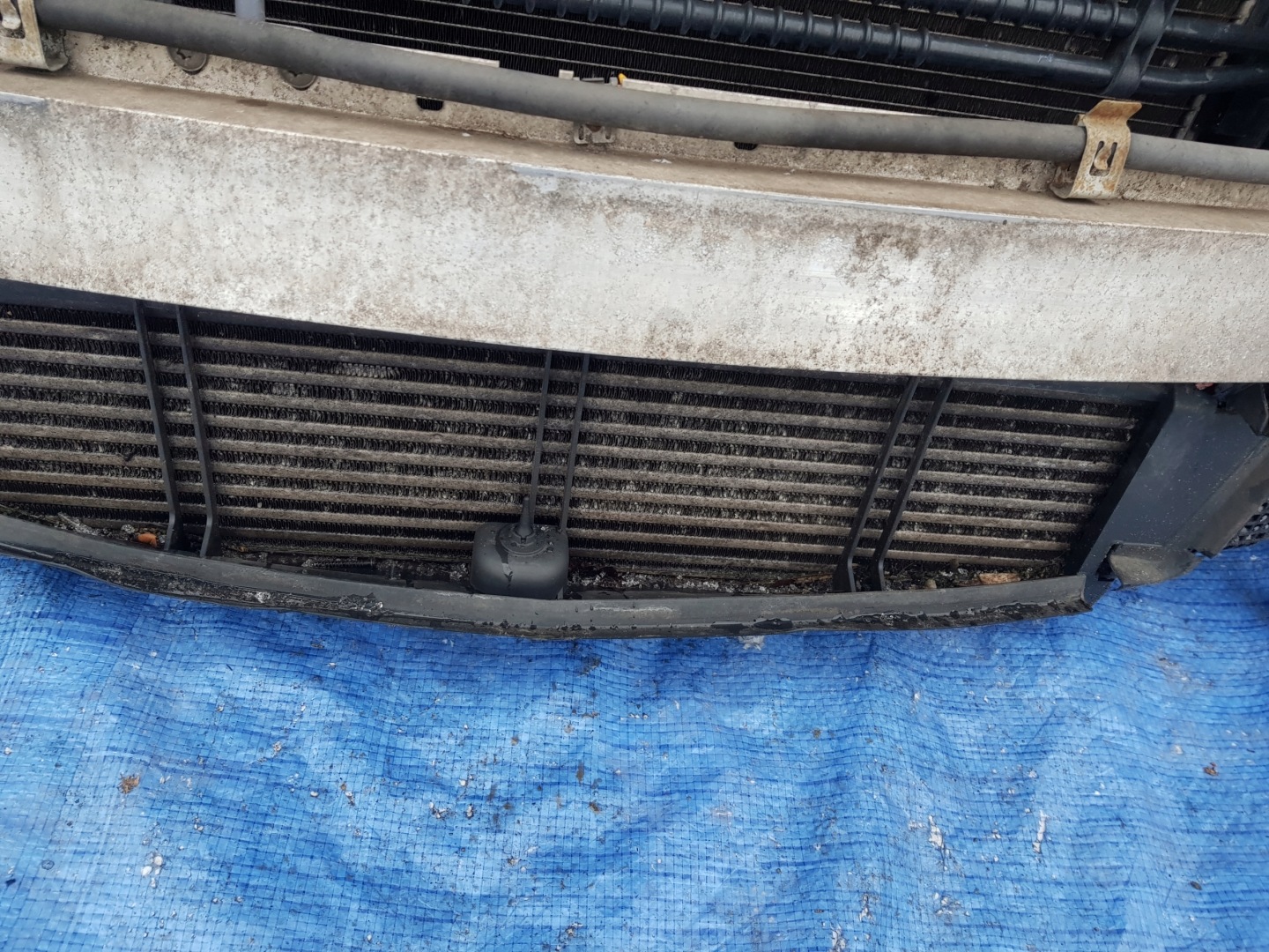 support panel for radiators radiator MERCEDES W204 2.2 CDI 651 MANUAL
