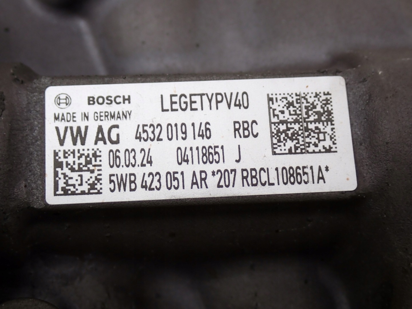 Boîter direction VW VOLKSWAGEN GOLF 8 VIII CD1 2020- 5WB423051AR