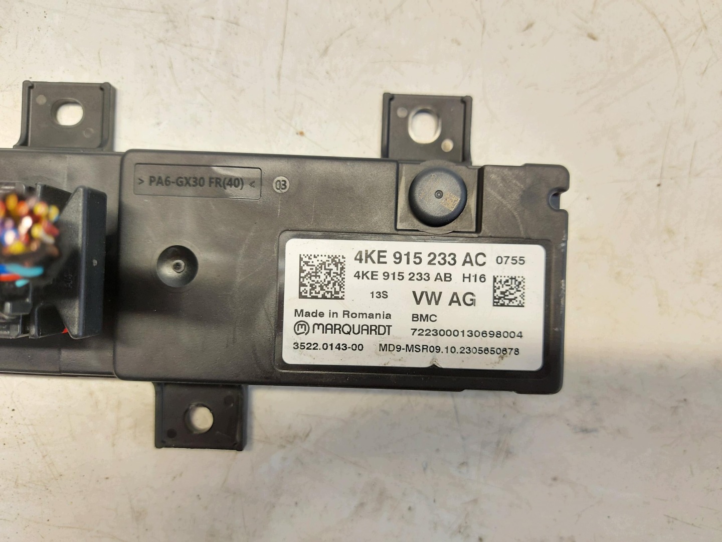 Audi Q8 E-TRON SportBack modulo Centralina per batteria Spina 4ke915233ac