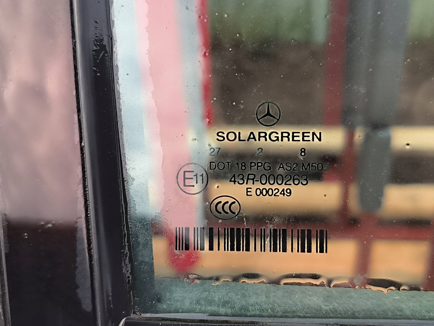 Tür rechts heck C775 MERCEDES - BENZ S 320