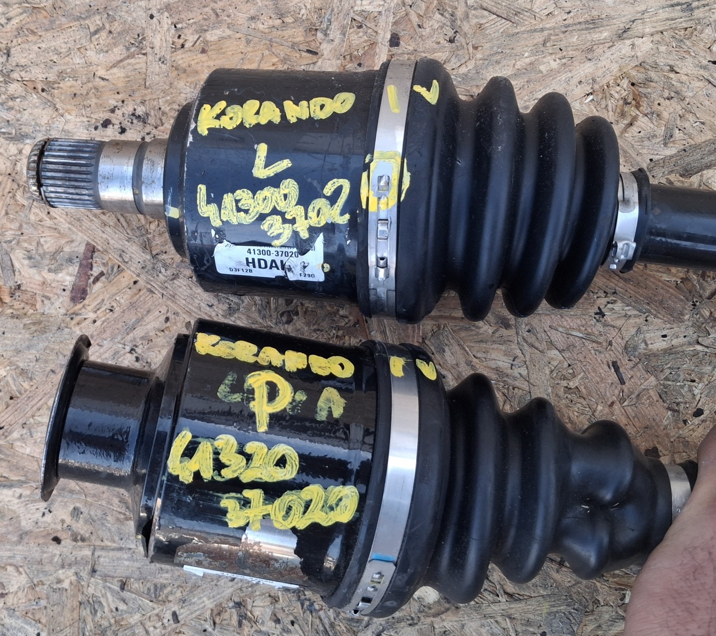 semi-axis left front SSANGYONG KORANDO IV 1.6 E-XDI 4130037020