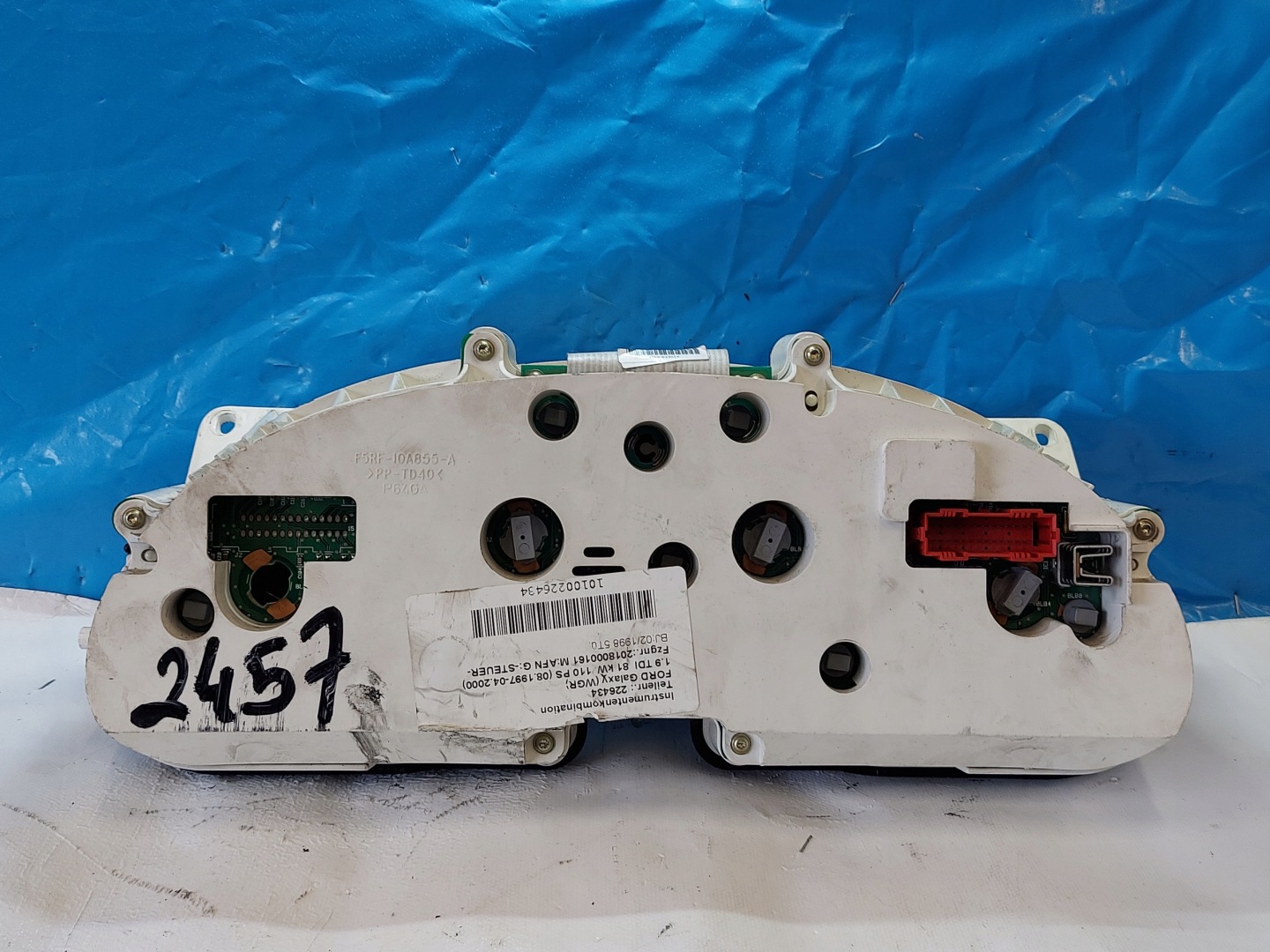 dials clock FORD GALAXY 1.9 TDI 95VW10849DE