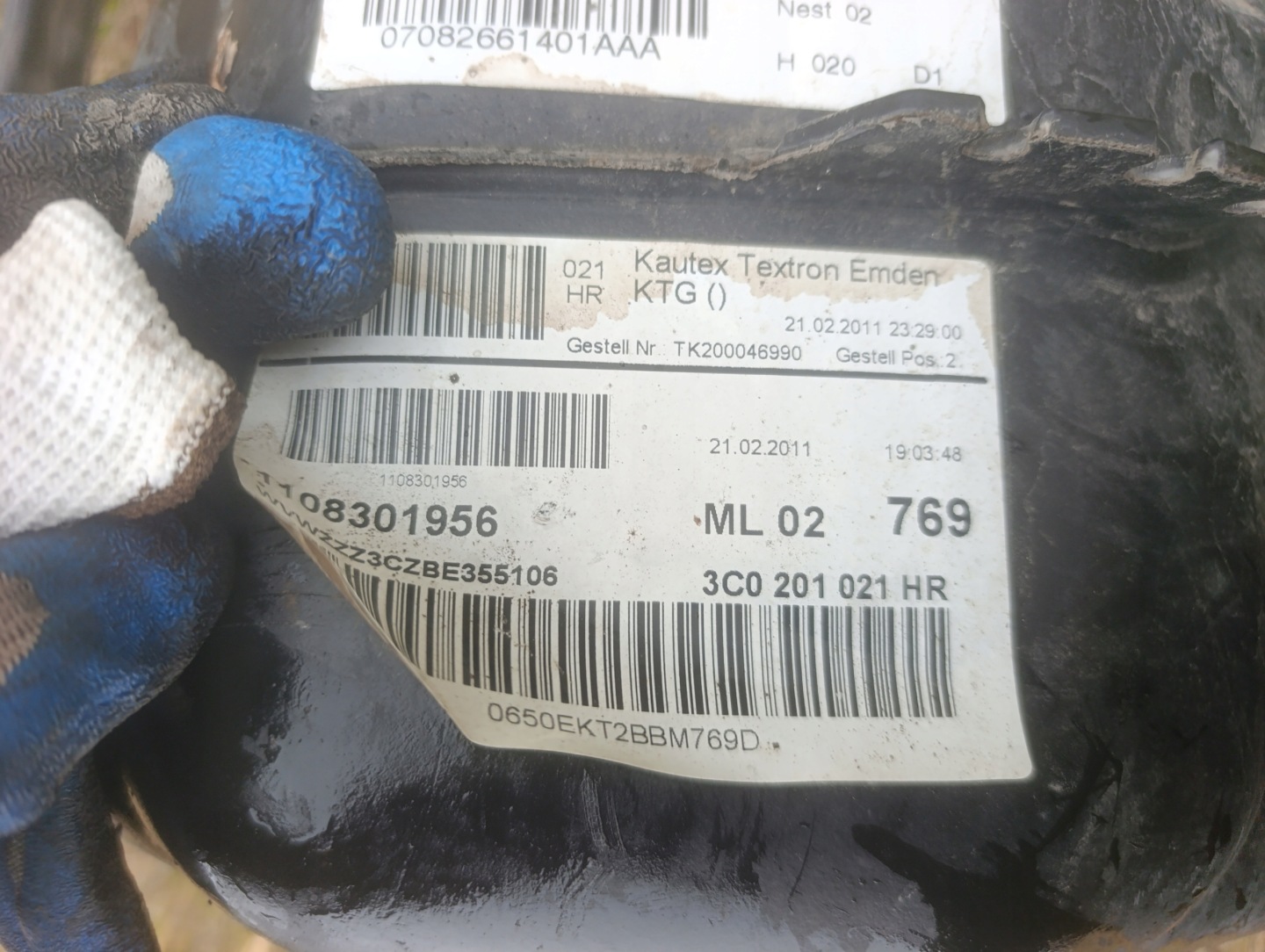 kraftstofftank tank Volkswagen Passat B7 1.6 TDI