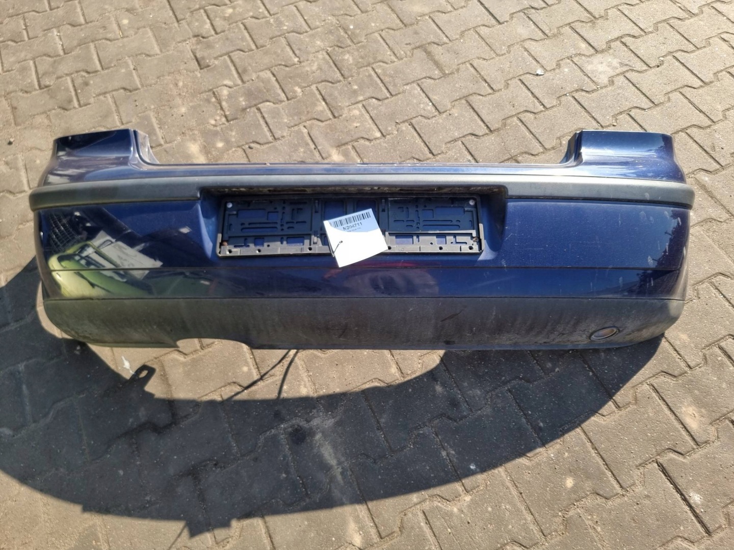 bumper rear part LB5N VOLKSWAGEN POLO 9N