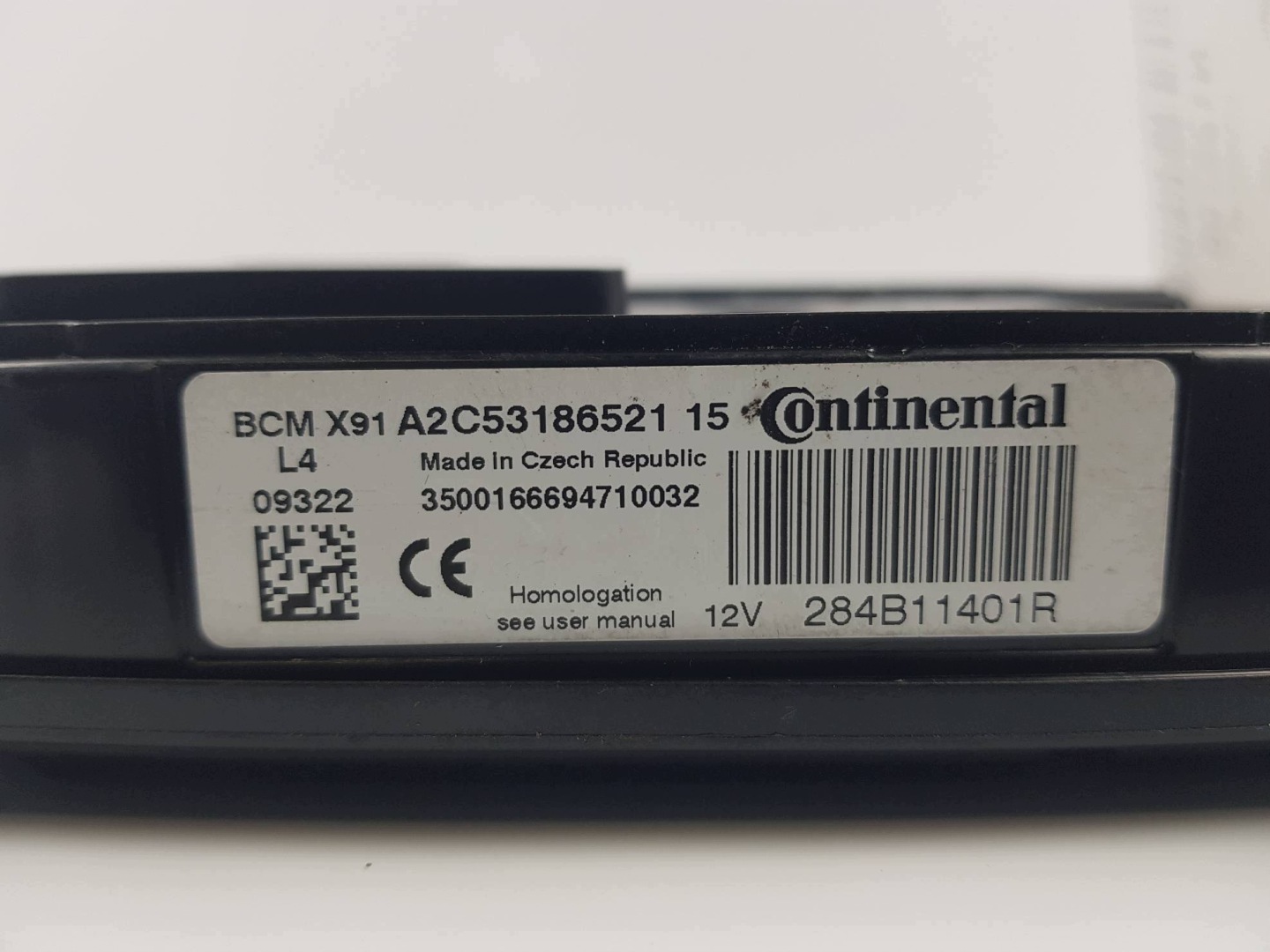 control unit 284B11401R RENAULT LAGUNA III