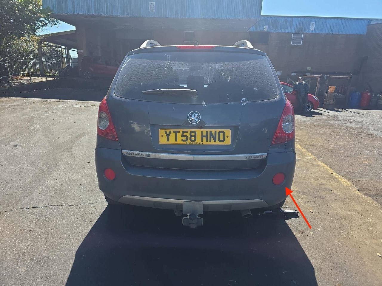Odblask right side Opel Antara 2007 96673826