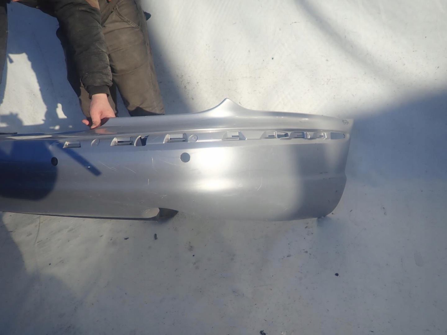 JAGUAR XJ VII 7 02-09 bumper rear part rear PDC