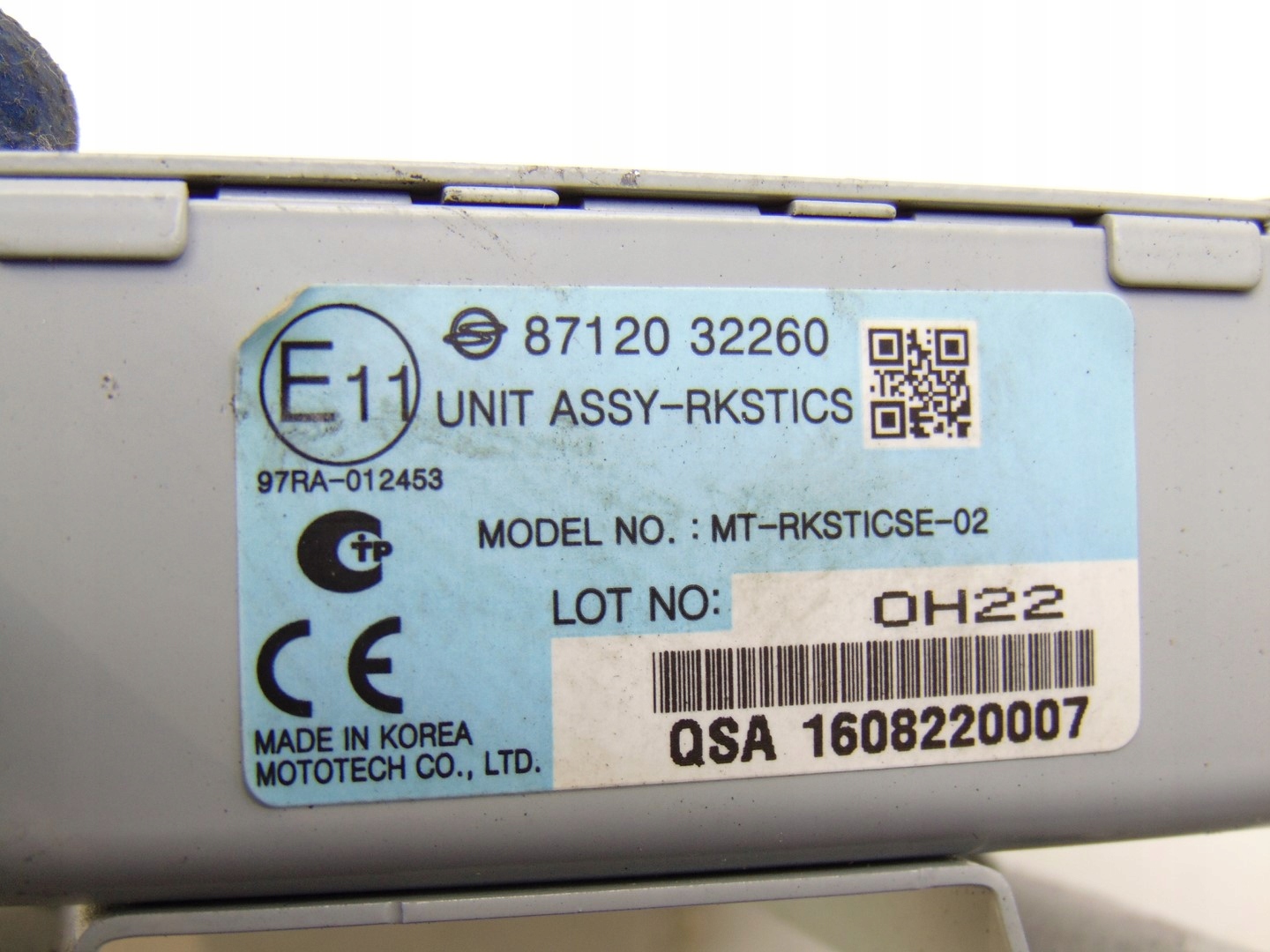 control unit module SSANGYONG ACTYON SPORTS 13- EU