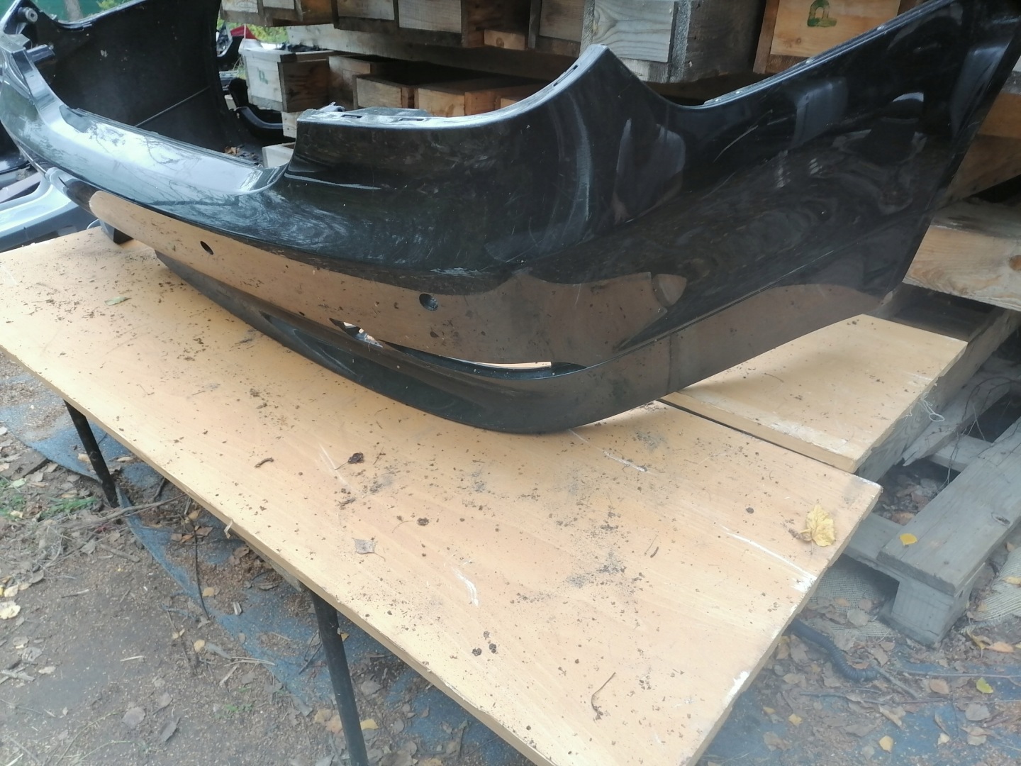 bumper rear part BMW 5 E60 sedan PDC 7061252
