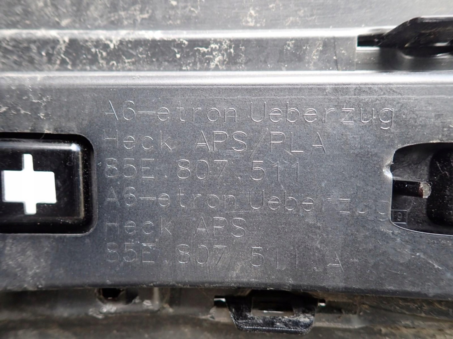 bumper rear part rear AUDI A6 85E GFB E TRON 2024- 85E807511A